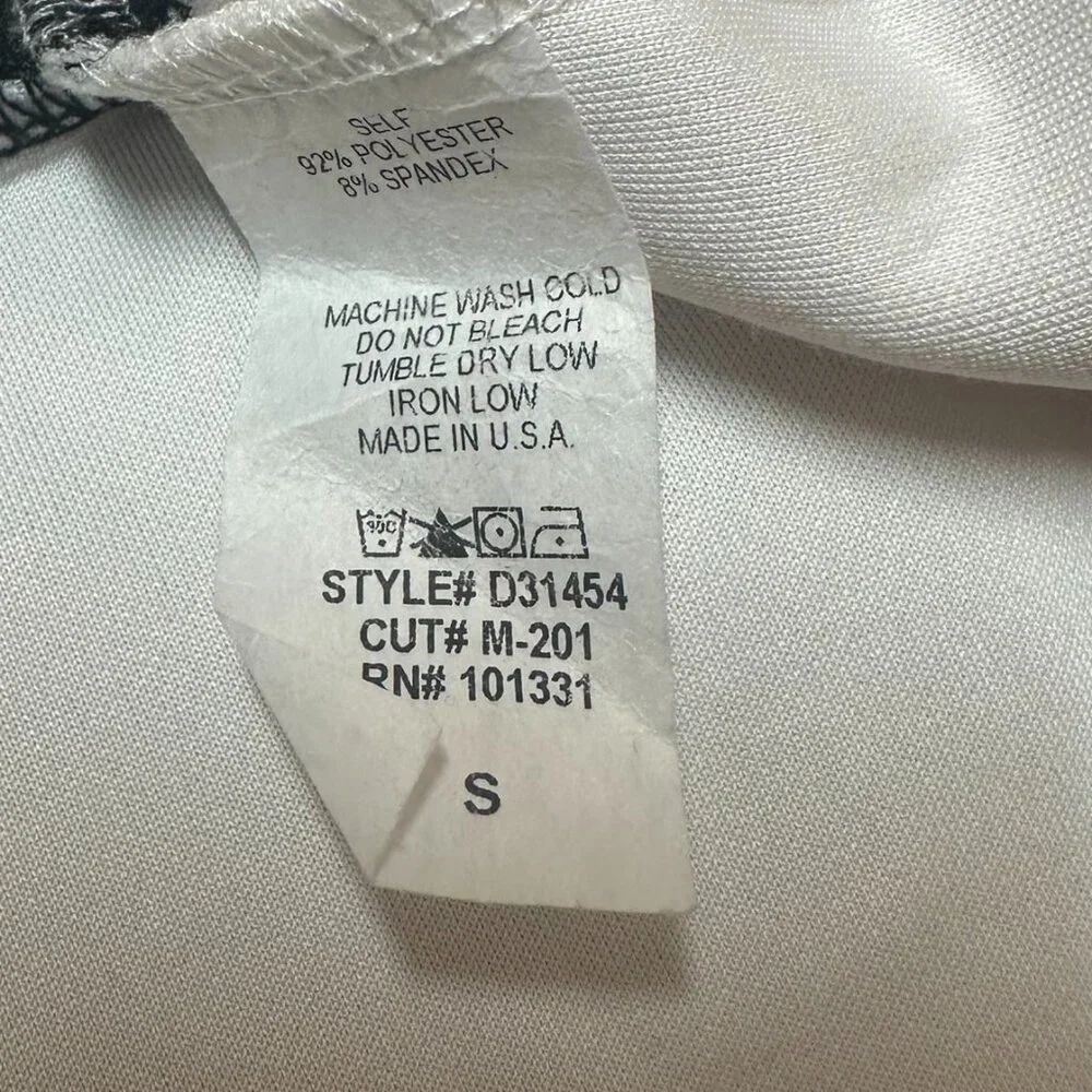 Charlotte Russe - Women's Black and White Striped Fit & Flare Dress - Size S - Picture 5 of 9